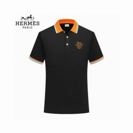 Picture of Hermes Polo Shirt Short _SKUHermesPoloShortm-3xl25t0620459